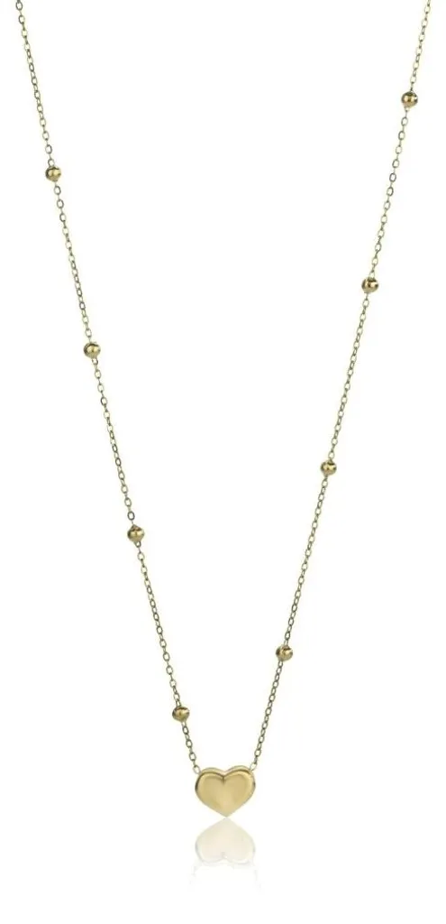 Collier cœur plaqué or Kate EWN24012G anti-ternissement femme