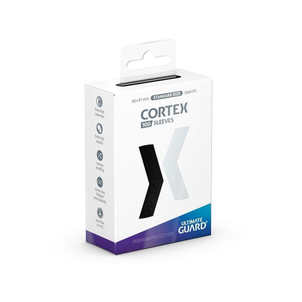 Ultimate Guard Cortex Sleeves Standard Size 100 Black Obrázok produktu 