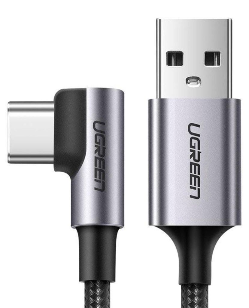 Kabel Ugreen Us284 50942 Usb-A (Prosty) / Usb-C (Kątowy) 3A Zdjęcie produktu 