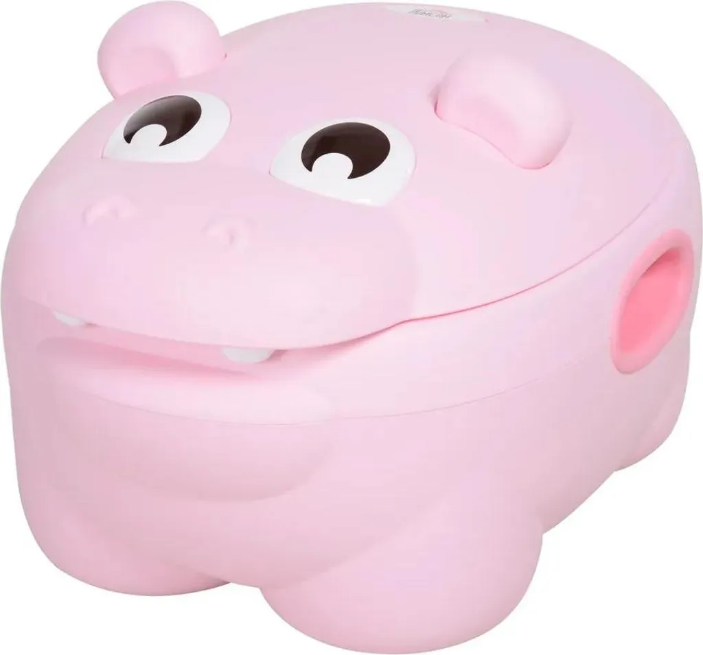 Pot Enfant Facile à Nettoyer Hippopotame Rose - Fini les Corvées de Lavage