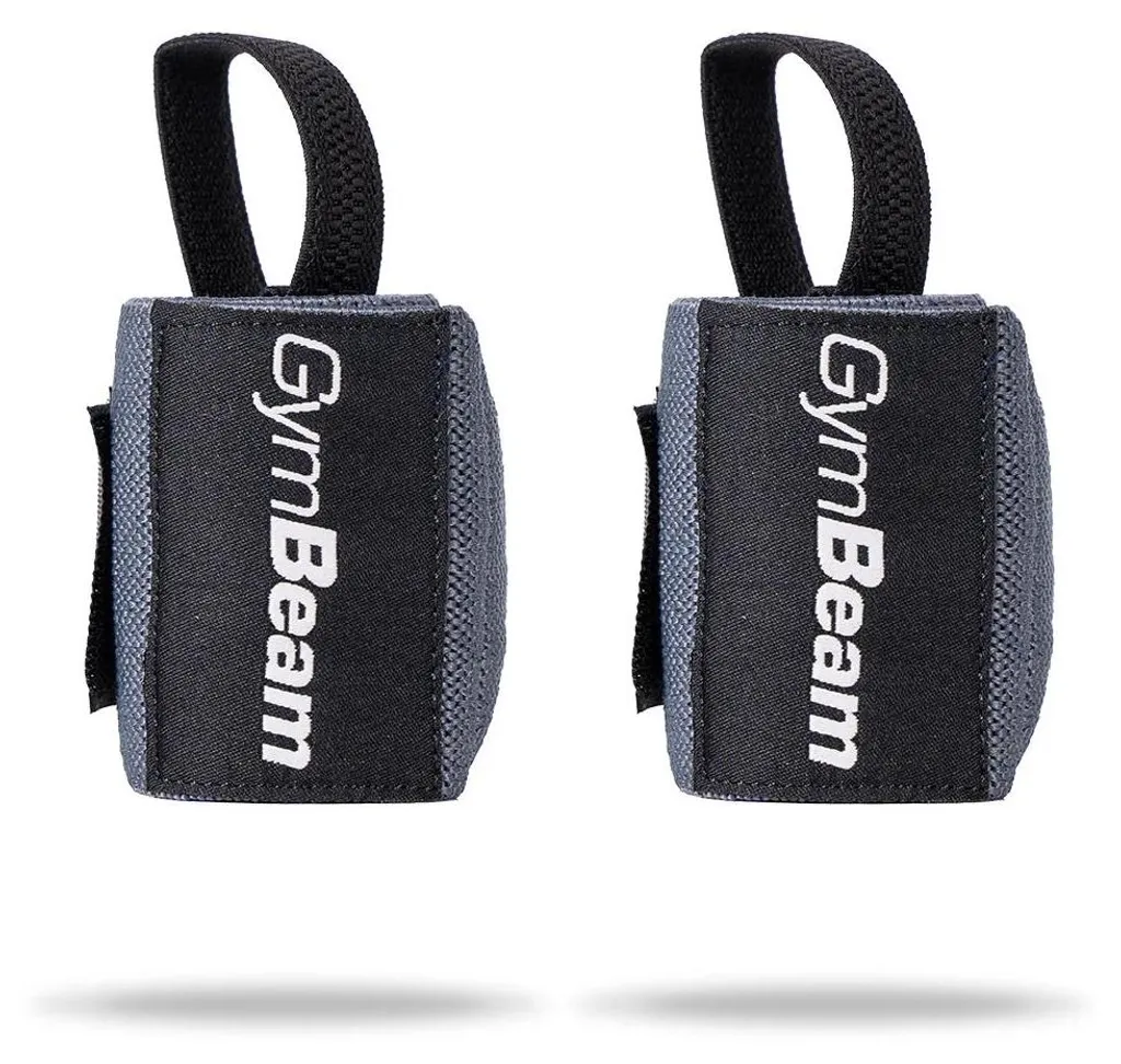 Bandes de Poignets Rigides FIRM Gris Foncé - Maintien Extrême GymBeam