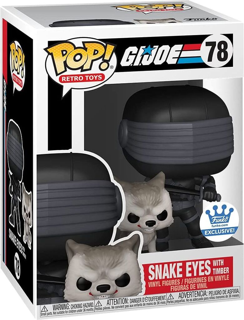 G.I. Joe Funko POP  PVC-Sammelfigur - Snake Eyes avec Image du produit 