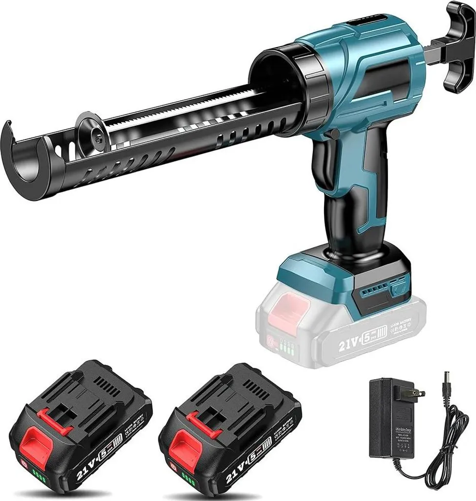 Pistola Silicone Batteria 21V - Massima Efficienza - Doppia Batteria
