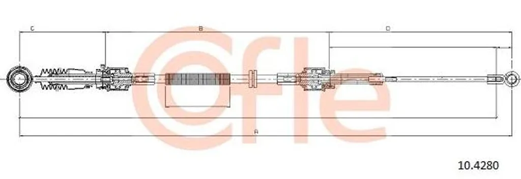 Câble de commande de vitesse pour Mini - Pièce de rechange OE 25117547368
