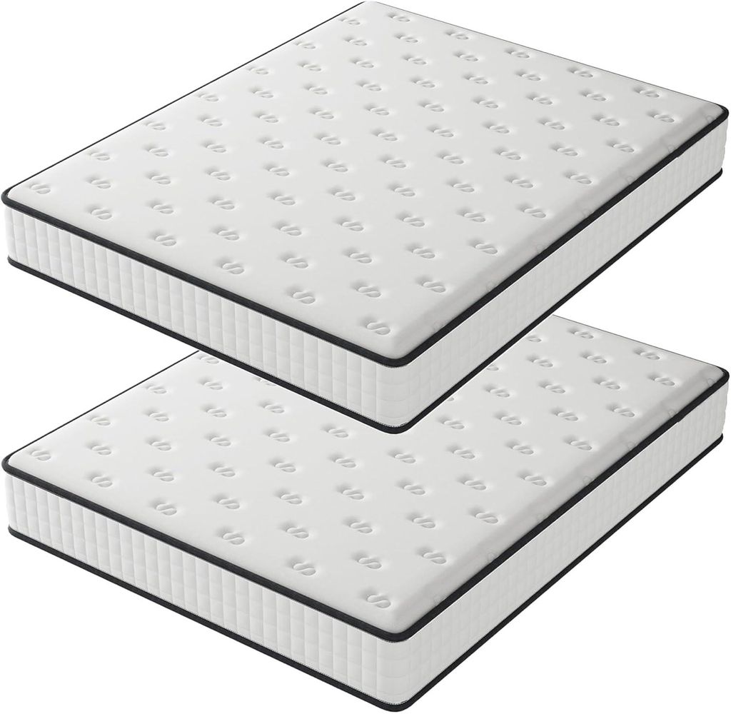 DEWINNER Matelas Lot 2 140x190x16 | Matelas en Mousse à Image du produit 