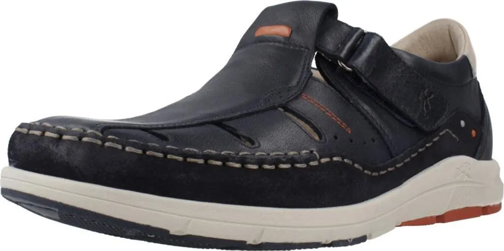 Sandalias Hombre Fluchos F1987 Bleu - Sandales Cuir pour Homme de Qualité