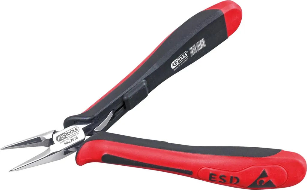 KS TOOLS 500.7078 Pinze ad ago ESD 130mm | Precisione Elettronica