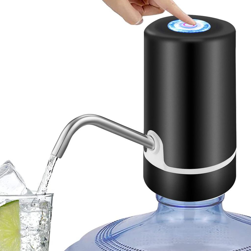 Wasserspender, elektrische Trinkwasserpumpe, automatische tragbare Wasserkannenpumpe,black