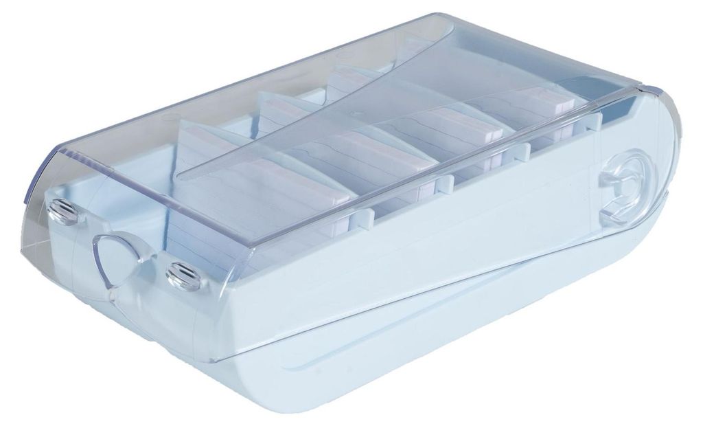 Exacompta 5346223D Lernkartei Bunnybox Pastellblau DIN A7 quer inklusive 100 Karteikarten. Originelle Karteikartenbox zum einfachen Vokabeln lernen...