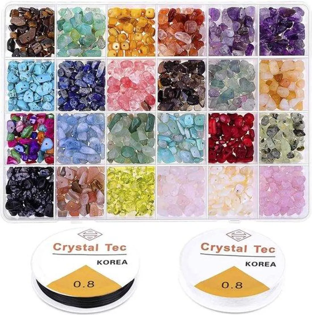 Kit Bijoux à Faire Soi-même Complet - Perles Colorées DIY Femme et Fille