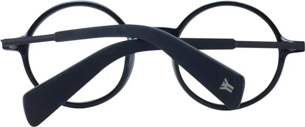 Lunettes de vue Yohji Yamamoto YY1006 47002 style vintage rond chic noir