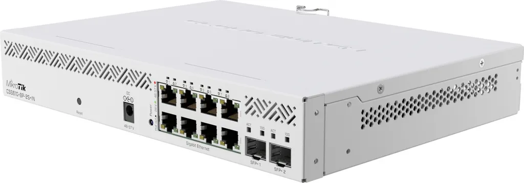 Commutateur MikroTik CSS610-8P-2S+IN pour Déploiement Caméras et Wi-Fi