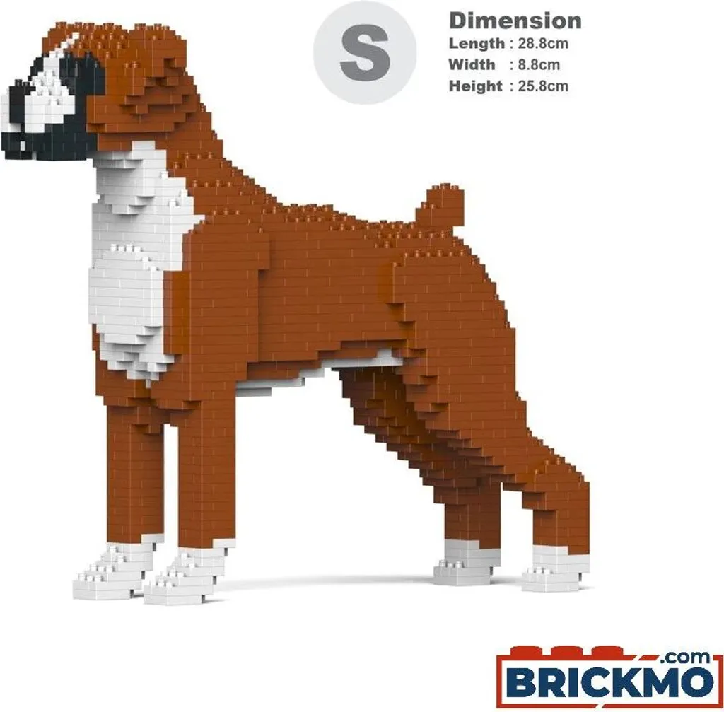 JEKCA Bricks Boxer 01-M01 ST19PT40-M01 Jeu de Construction Chien