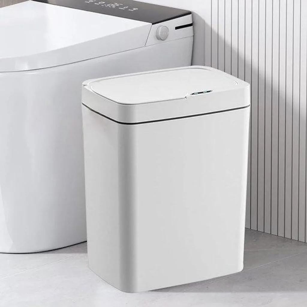 Poubelle automatique 15L : Fini les odeurs et les mains sales ! Slim