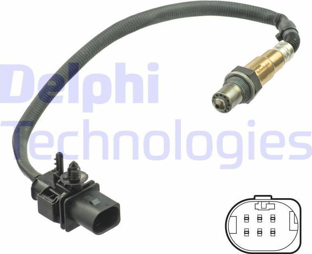 DELPHI Lambdasonde für RENAULT MEGANE III Grandtour (KZ0/1) Produktbild 