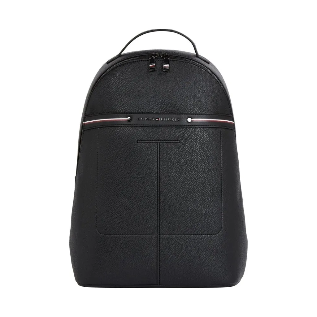 Sac à dos Homme Noir Tommy Hilfiger AM0AM10932 Finition Premium Durable