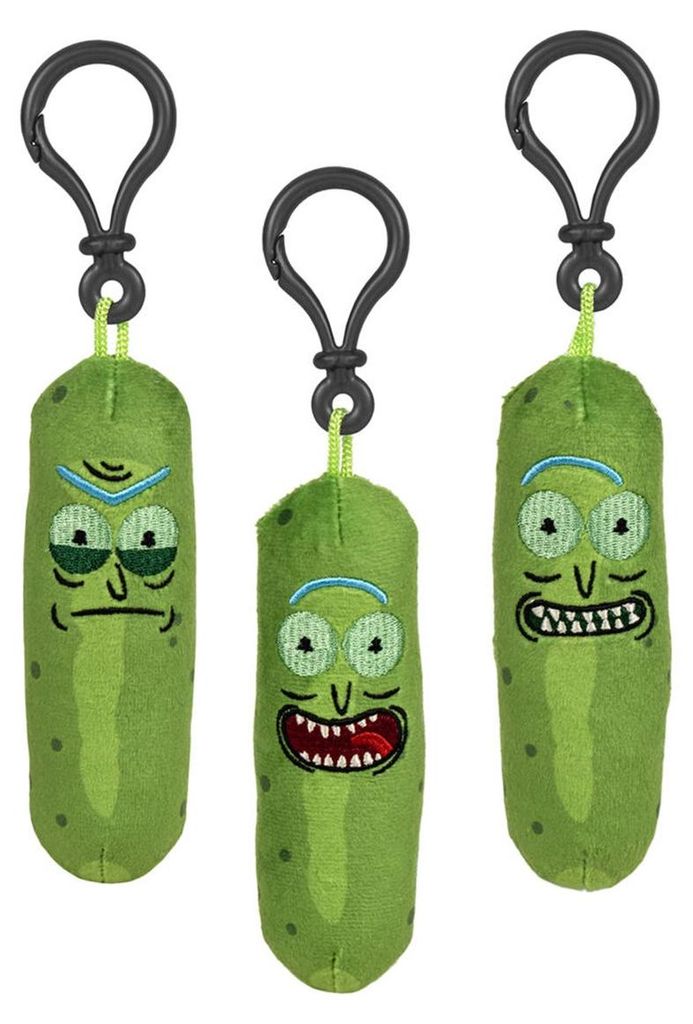 Rick a Morty – plyšová prívesok s motívom okurky, rôzne Obrázok produktu 