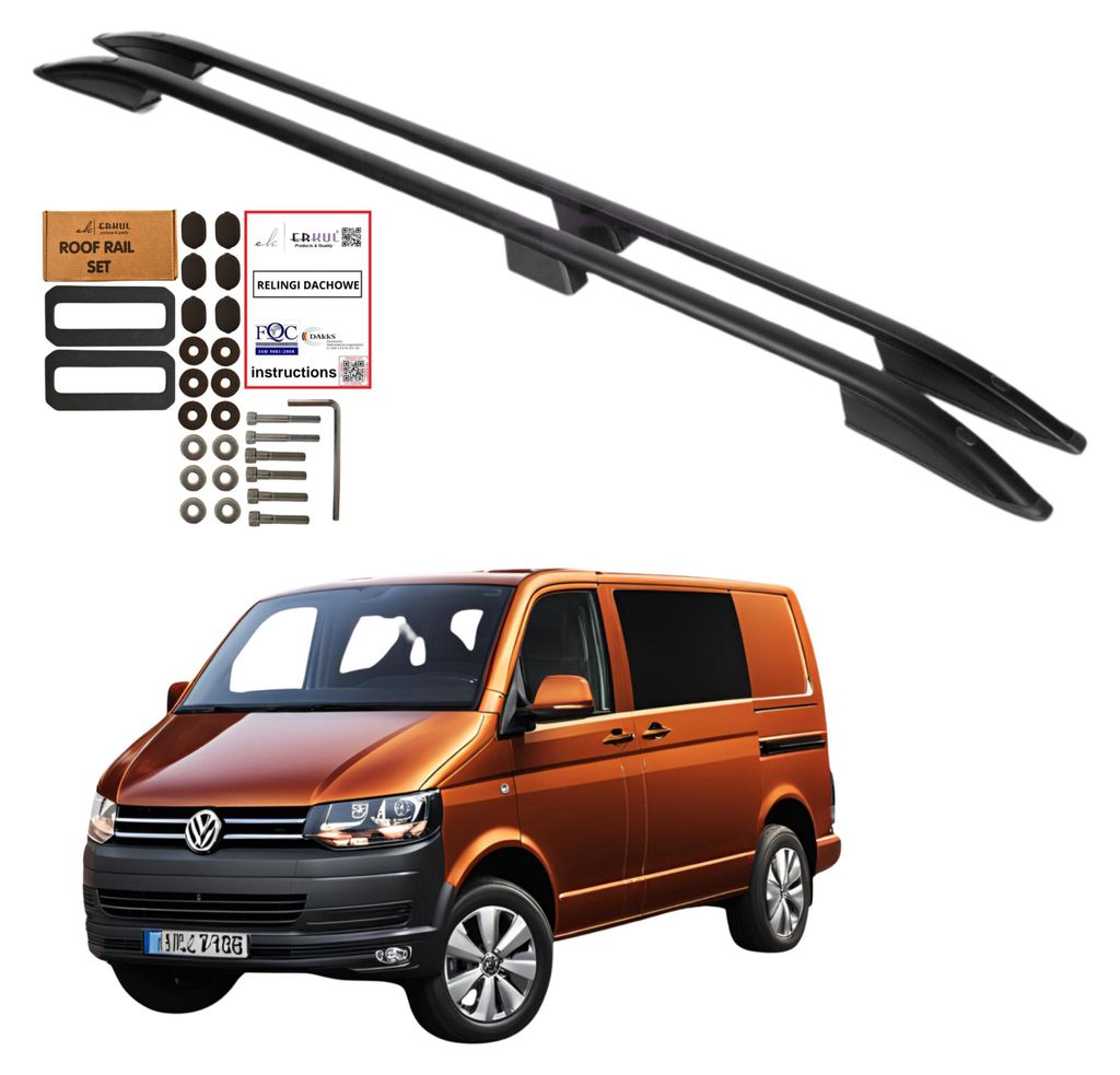 Dakdrager VOLKSWAGEN TRANSPORTER CARAVELLE T5 T6, kort, Productafbeelding 