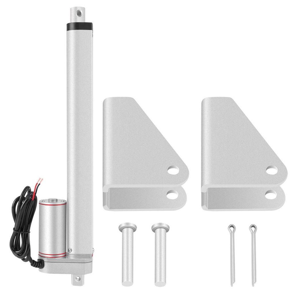 DC 12 V 1000 N Hub 150–500 mm Linearantrieb Lift Elektromotor Halterung (300 mm)