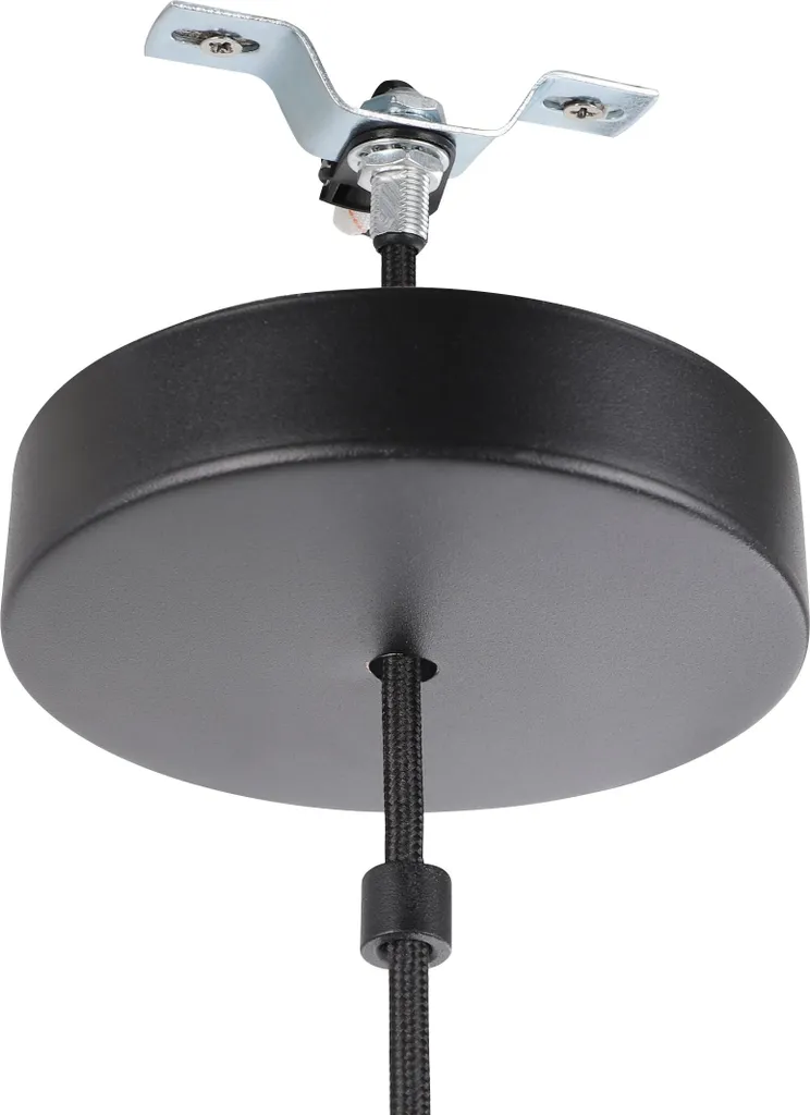 Eglo 43871 AYCLIFFE E27 lampada a sospensione Ø300mm nero natura - 6