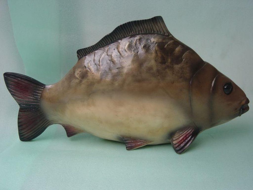 Design Fisch Figur Statue Skulptur Figuren Skulpturen Dekoration Deko Neu