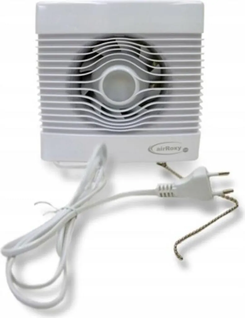 Aérateur de salle de bain 120mm avec cordon et prise airRoxy pRemium