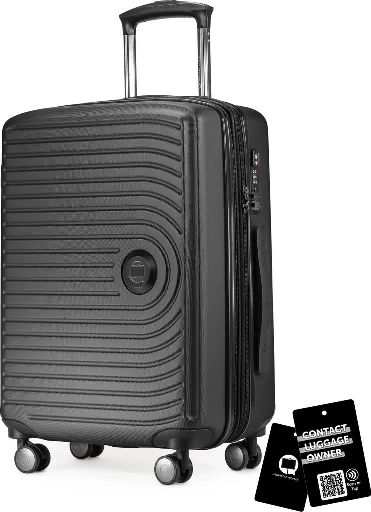 Mitte Valigia Rigida Cabina XL Blu Scuro - 55L di Libertà TSA