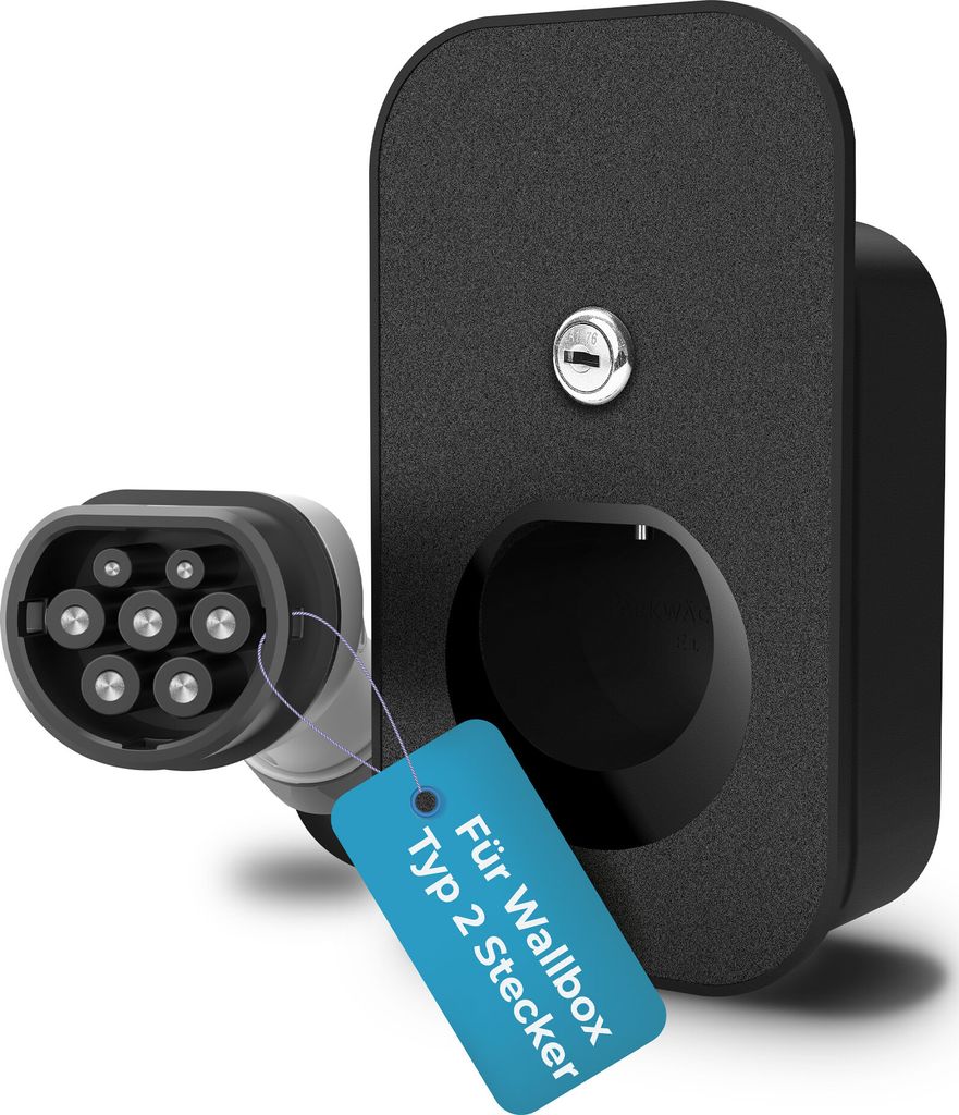 Kabel-Organizer für Wallbox mit Schloss für EV Ladekabel-Stecker Typ 2