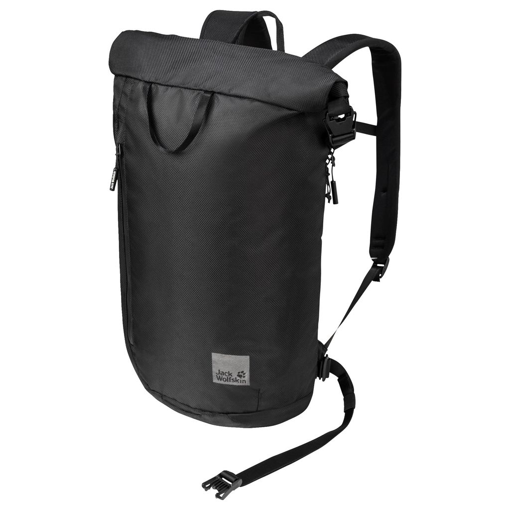 Jack Wolfskin Laptop-/Freizeit Rucksack Helsinki Rolltop ultra black