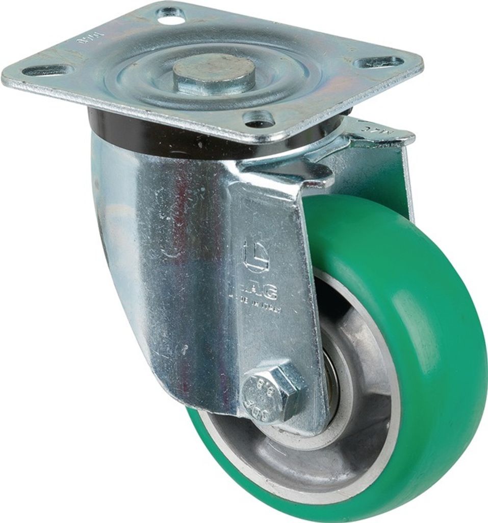 BS Rollen Lenkrolle L400.B92 Rad Ø 100mm 160kg, Stahl verzinkt