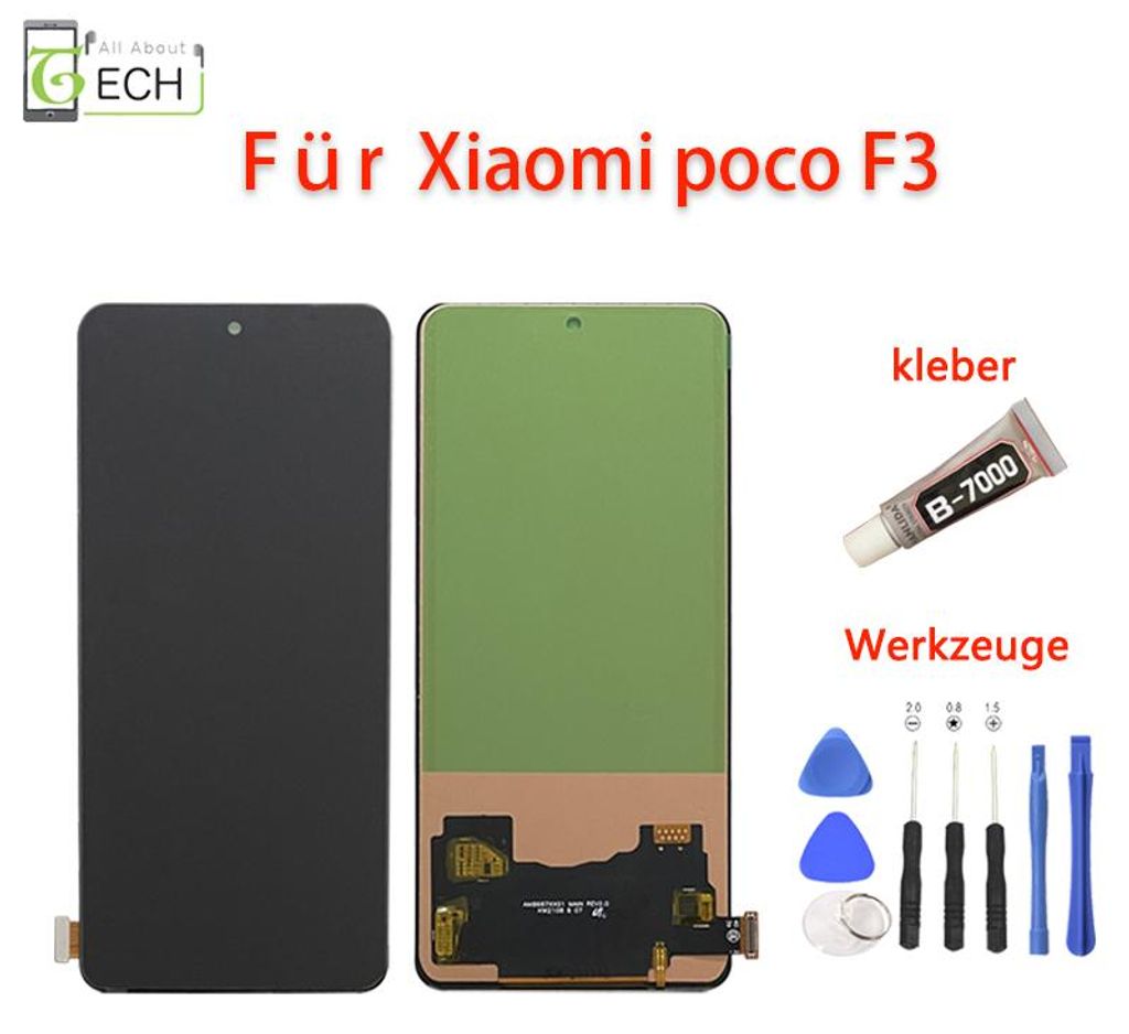 Für Xiaomi Poco F3 LCD Display Bildschirm Touch Screen Produktbild 