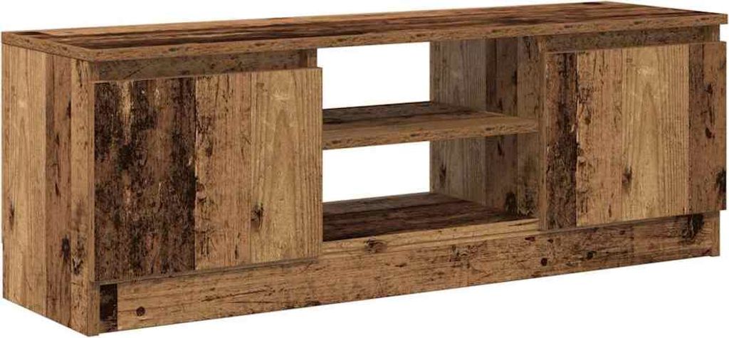 vidaXL TV-Schrank Altholz-Optik 102x30x36 cm Holzwerkstoff
