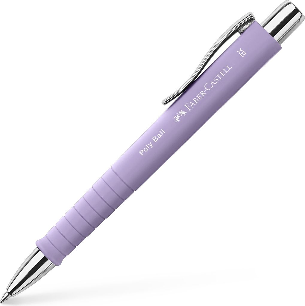 FABER-CASTELL Druckkugelschreiber POLY BALL XB sweet lilac Produktbild 