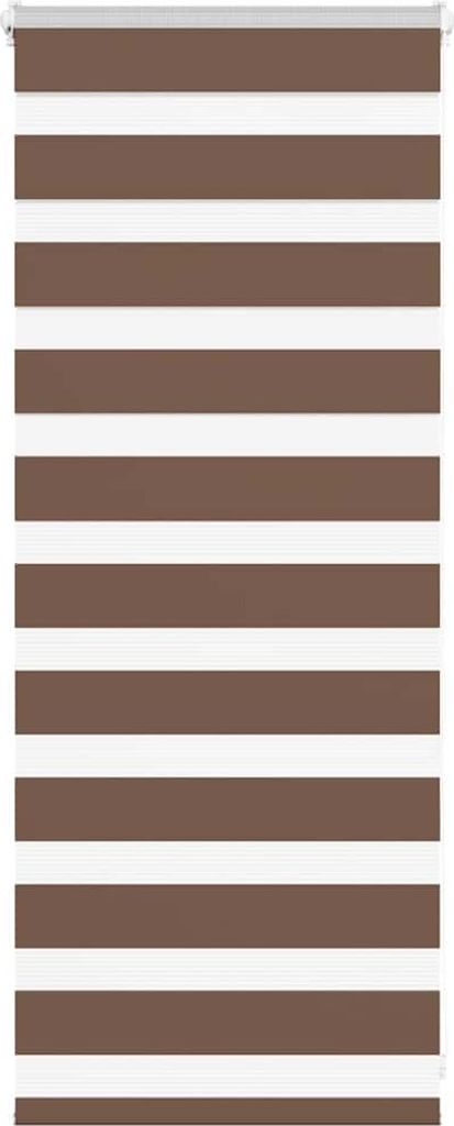 Doppelrollo Braun 65x100 cm Stoffbreite 60,9 cm Polyester
