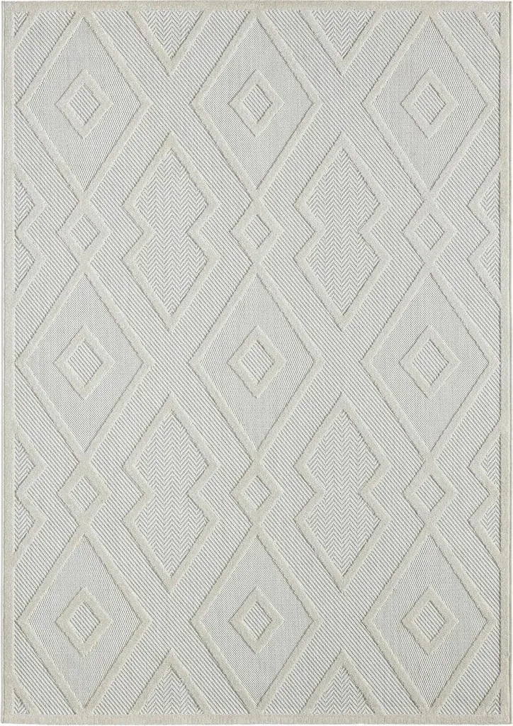 Tapis Kilim TENO A Anti-Poussière Tissé Plat - Géométrique et Facile