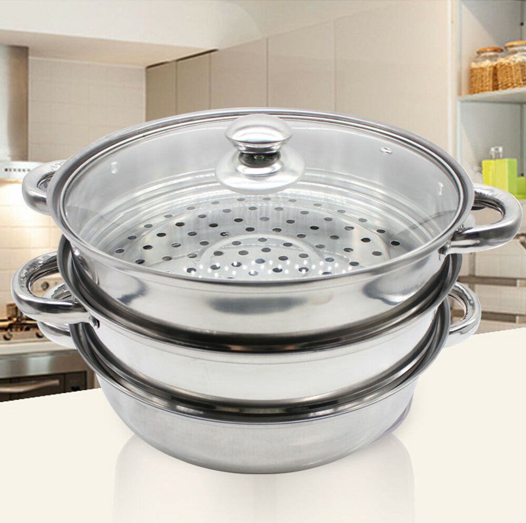 28cm parní hrnec na vaření v páře z nerezové oceli se Obrázek produktu 6