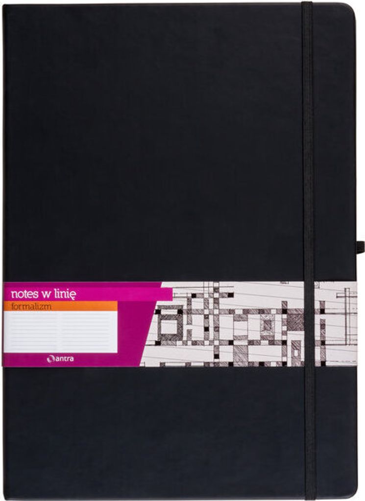 Notes A4 linia Formalizm Czarny Produktbild 