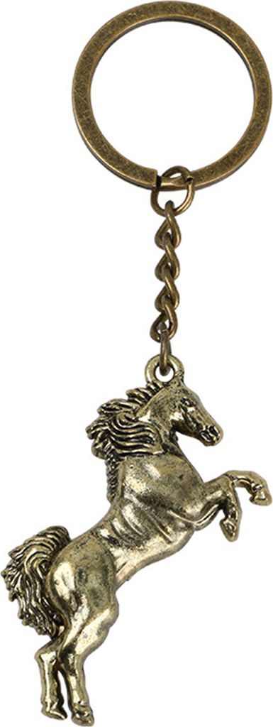 Schlüsselhalter, leicht zu tragen, hohe Härte, 5 Farben, Pferde-Schlüsselanhänger, Zubehör für Rucksack-Bronze