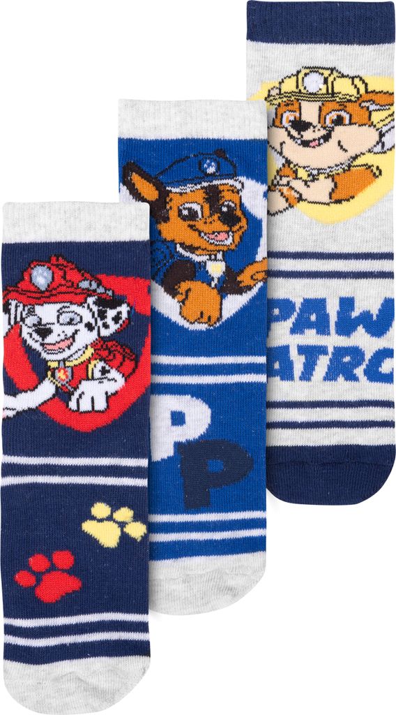 Paw Patrol Socken für Jungen - Kinder Sneaker Söckchen Blau Produktbild 