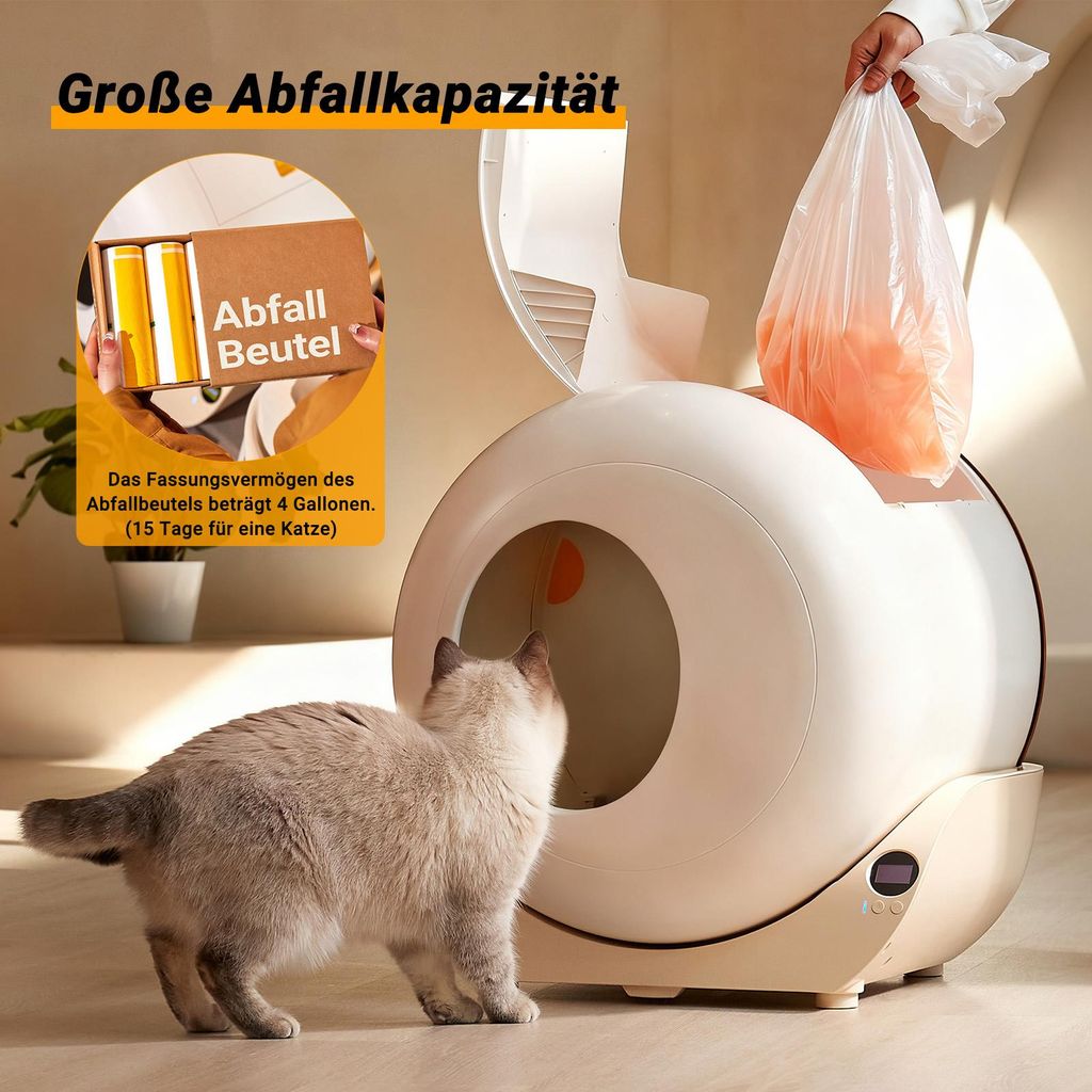MODFU Katzentoilette XXL Selbstreinigende