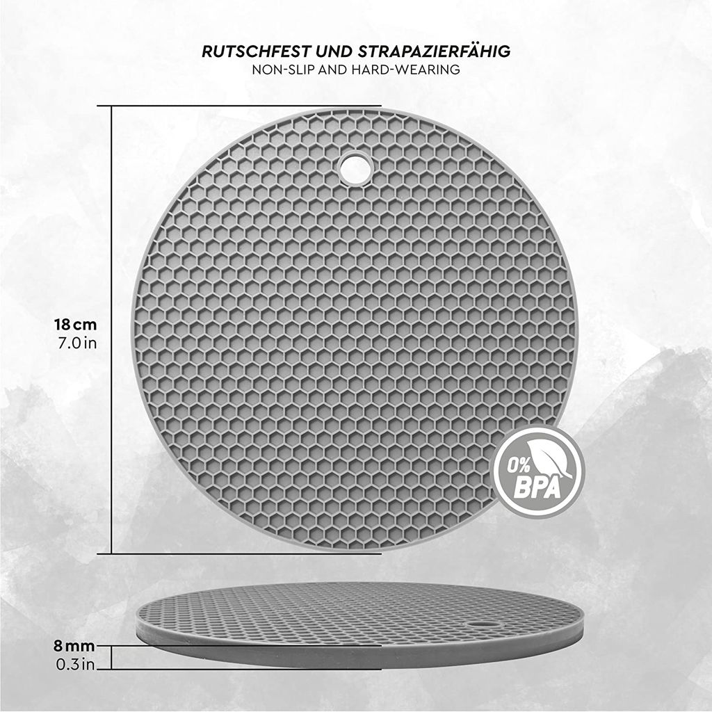 Thirstystone Untersetzer-Halter Aus Akazienholz – Für 4 Runde Untersetzer (10,2 Cm), 12,1x10,8x8 Cm
