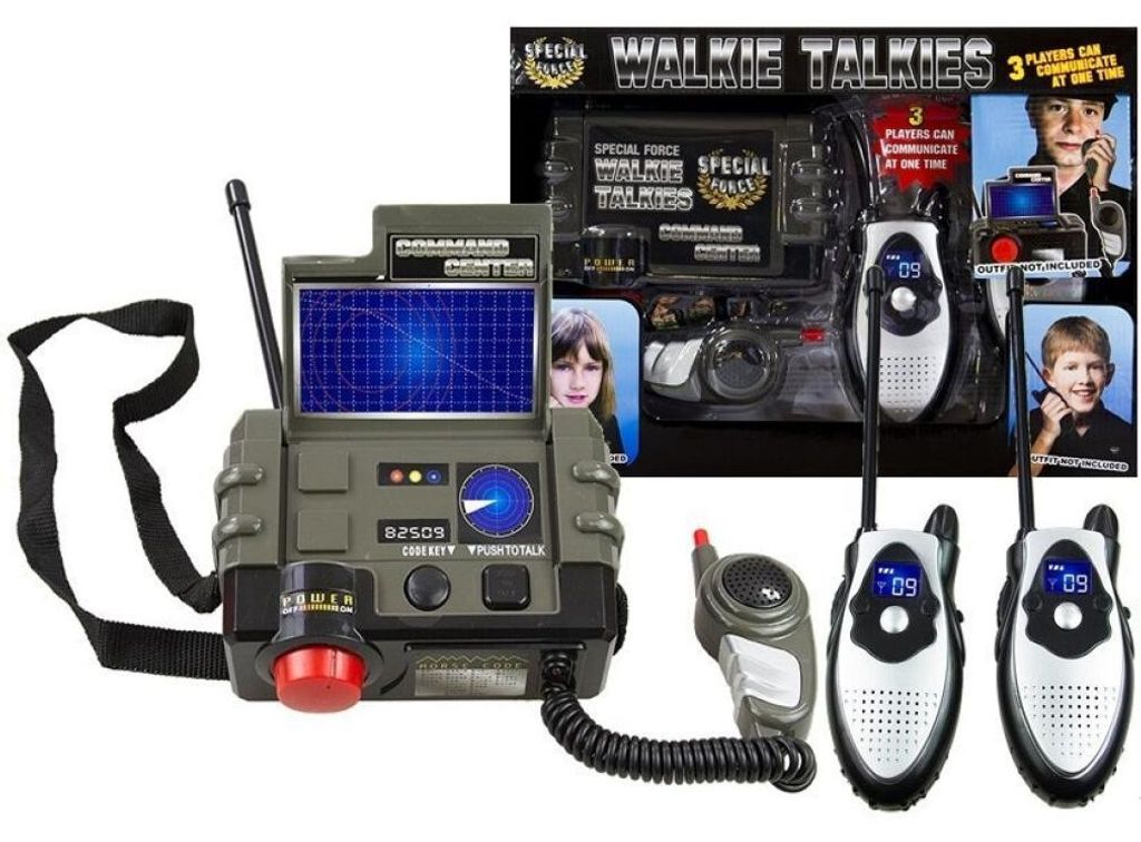 Walkie-talkie Leantoys con trasmettitore radio, portata 30 Immagine del prodotto 
