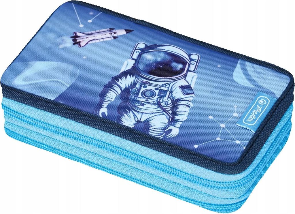 herlitz Schüleretui Doppel "Cosmic Explorer" 23-teilig