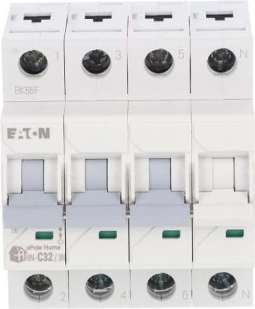 Miniaturní jistič 3P+NC 32A 6kA AC xPole Home HN-C32/3N Obrázek produktu 