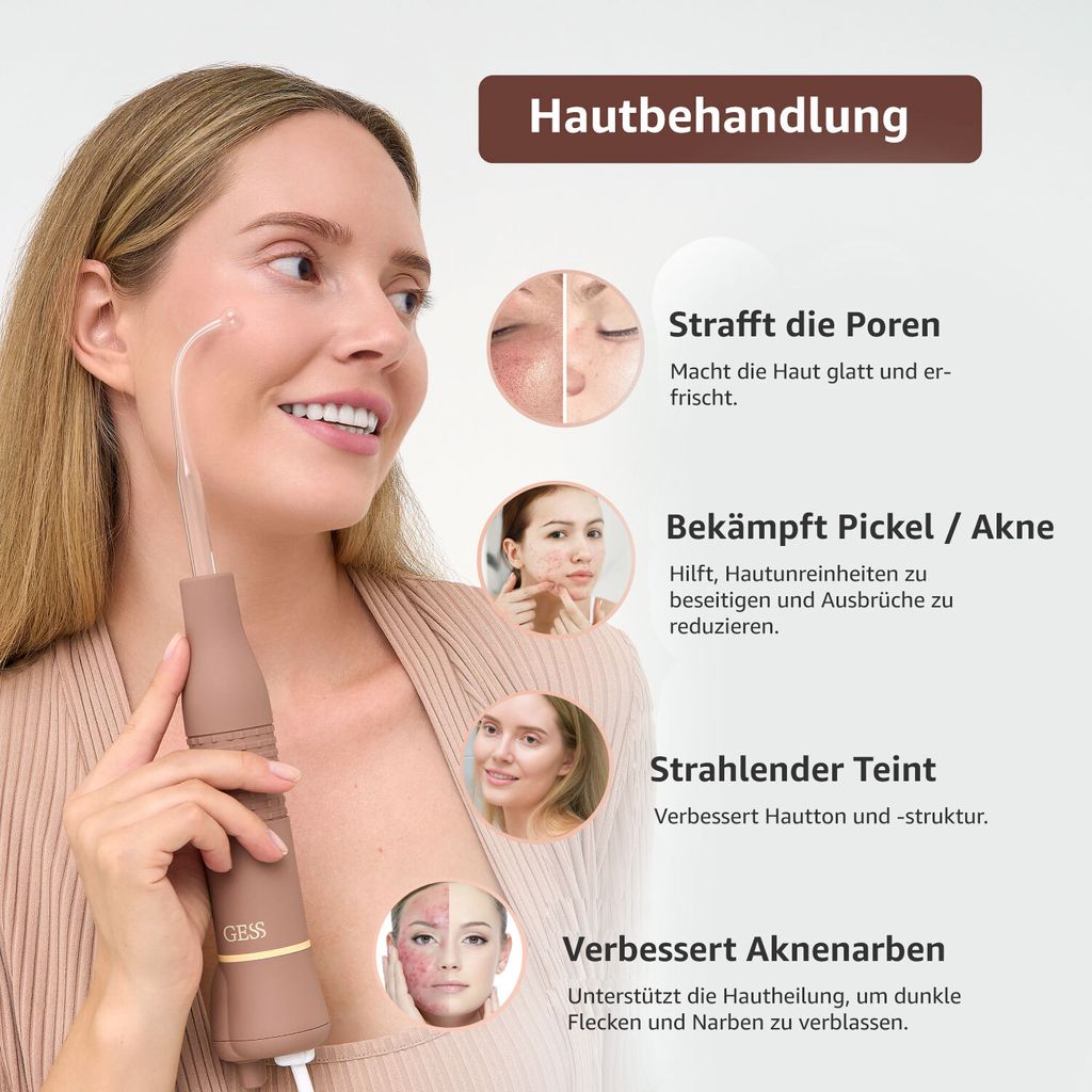 Darsonval, Hochfrequenz, Hautstraffung, Akne- und Produktbild 4