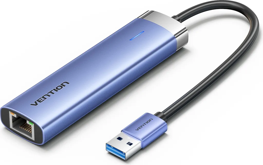 Vention TGFSB Adaptateur USB-C vers RJ45 Gigabit Ethernet Aluminium Grey