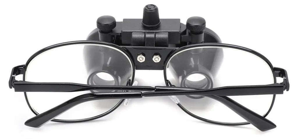 Loupes Binoculaires Chirurgicales 3,5x – Argent, Pour Dentistes Ou Médecins, Lot Complet