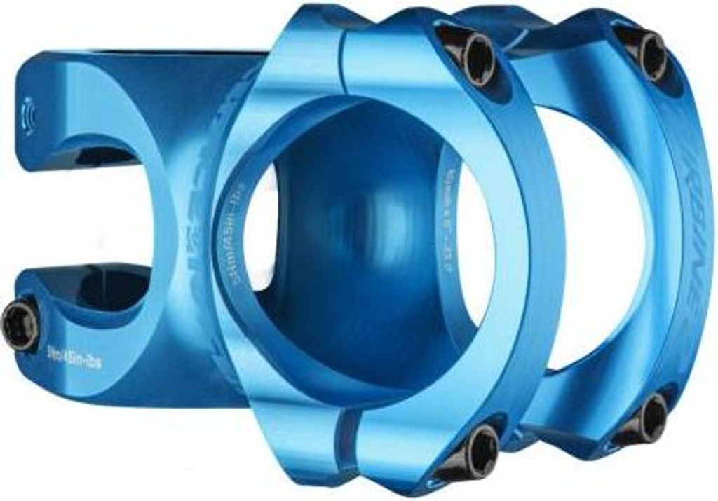 Race Face Turbine R Vorbau, 35.0mm, 50mm, blau - steifer Enduro-Vorbau der ak...