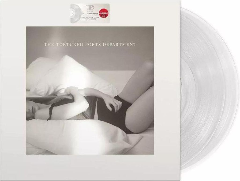 Taylor Swift: Taylor Swift: The Tortured Poets Department (Limited jpc & Indie Exclusive Edition) (Phantom Clear Vinyl) (inkl. Bonustrack »The Man...