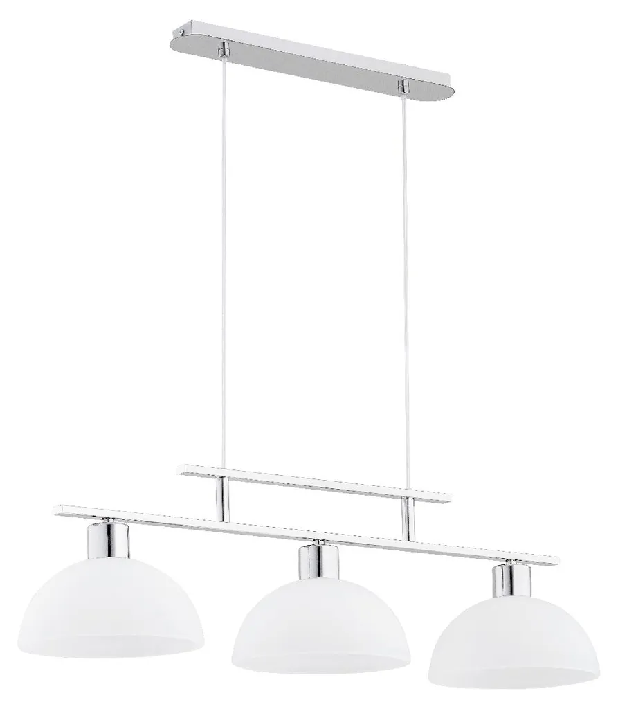 Suspension pour table à manger ETIUDA 3 lumières blanche 80cm Alfa
